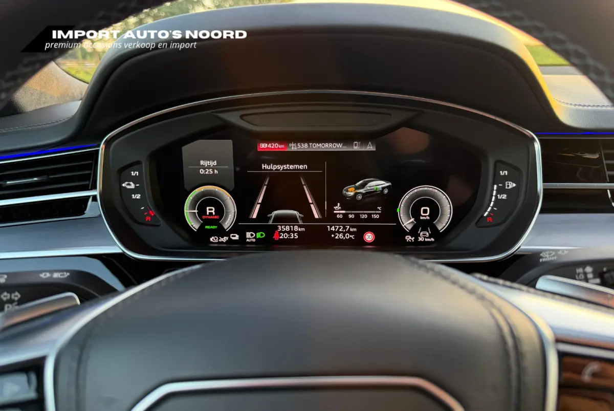 60 TFSI e quattro Audi Exclusive 4WS Lucht 360 Pano Massage B&O Headup Softclose Scherm