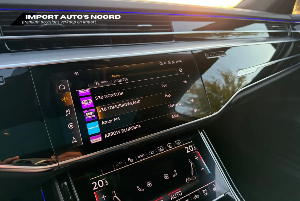 60 TFSI e quattro Audi Exclusive 4WS Lucht 360 Pano Massage B&O Headup Softclose Scherm