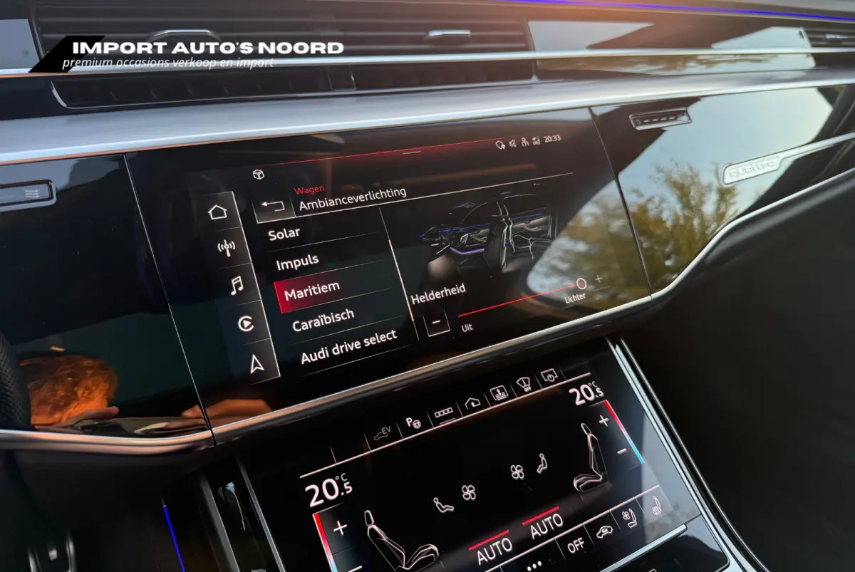 60 TFSI e quattro Audi Exclusive 4WS Lucht 360 Pano Massage B&O Headup Softclose Scherm