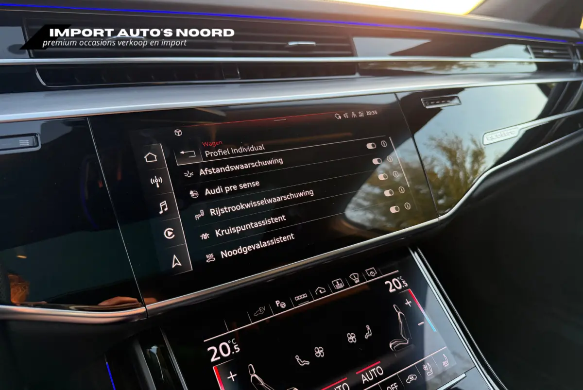 60 TFSI e quattro Audi Exclusive 4WS Lucht 360 Pano Massage B&O Headup Softclose Scherm