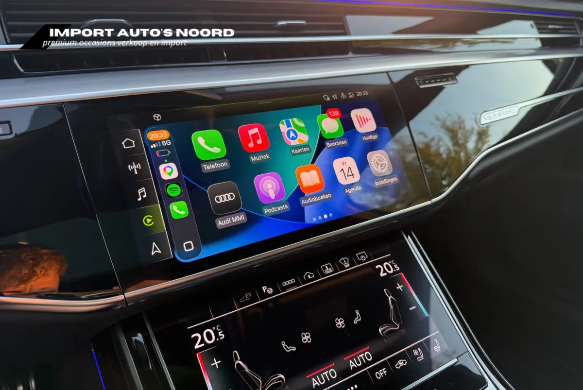 60 TFSI e quattro Audi Exclusive 4WS Lucht 360 Pano Massage B&O Headup Softclose Scherm