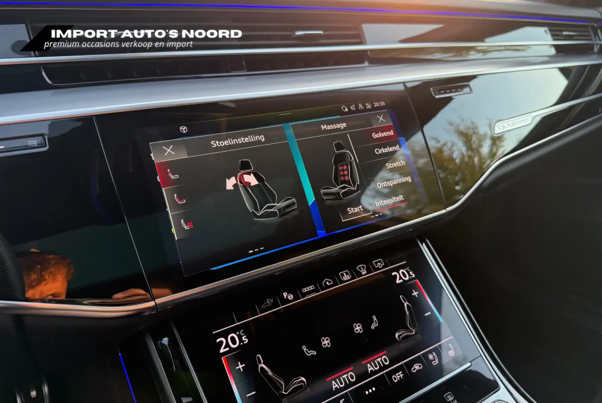 60 TFSI e quattro Audi Exclusive 4WS Lucht 360 Pano Massage B&O Headup Softclose Scherm
