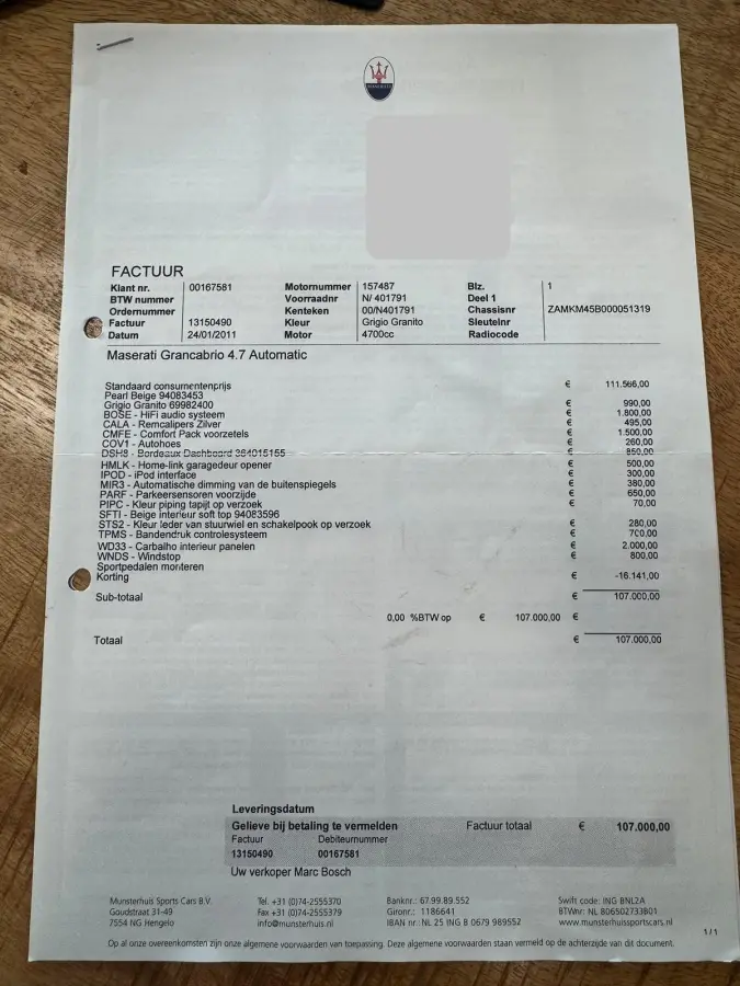 4.7 V8*NL AUTO*1e EIGENAAR*CARBALHO*BOSE*UNIEK*