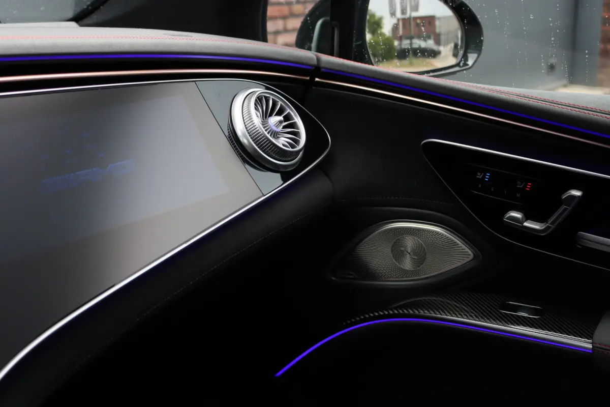 AMG 53 4MATIC+ 108 kWh | Manufaktur | Keramisch | Achterasbesturing | Hyperscreen | Carbon | HUD | Massage | Verwarmd Stuurwiel | Stoelventilatie | Luchtvering |