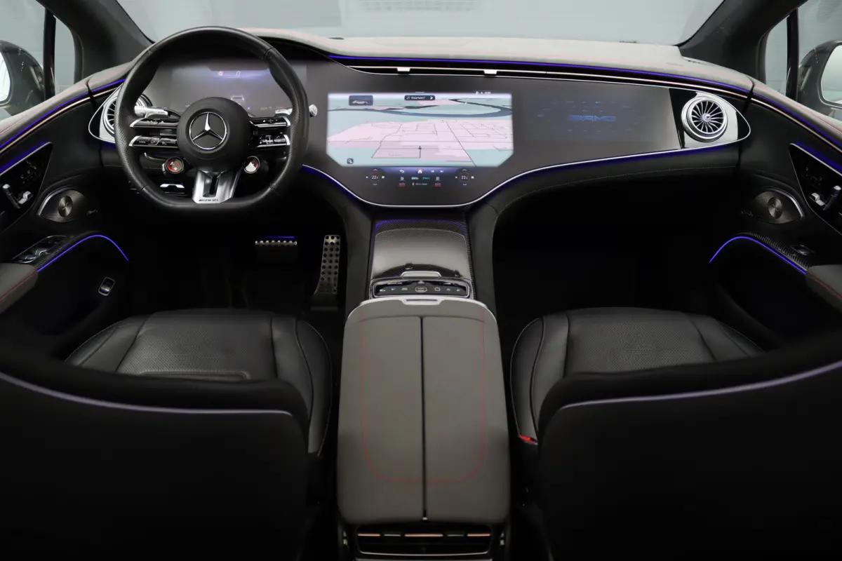 AMG 53 4MATIC+ 108 kWh | Manufaktur | Keramisch | Achterasbesturing | Hyperscreen | Carbon | HUD | Massage | Verwarmd Stuurwiel | Stoelventilatie | Luchtvering |