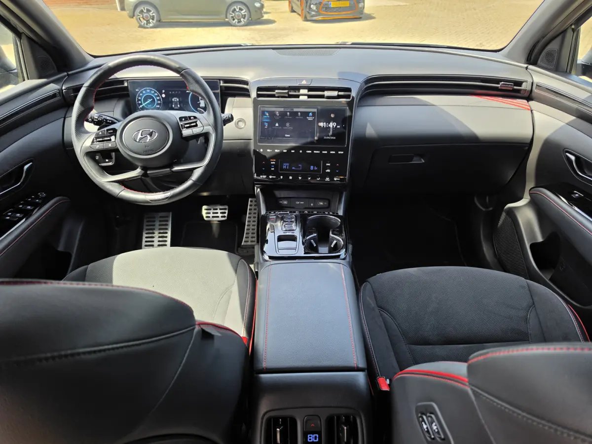 1.6 T-GDI PHEV N Line 4WD | Apple Carplay/Android | Cruise control ad | Speciale bekleding | Leder |