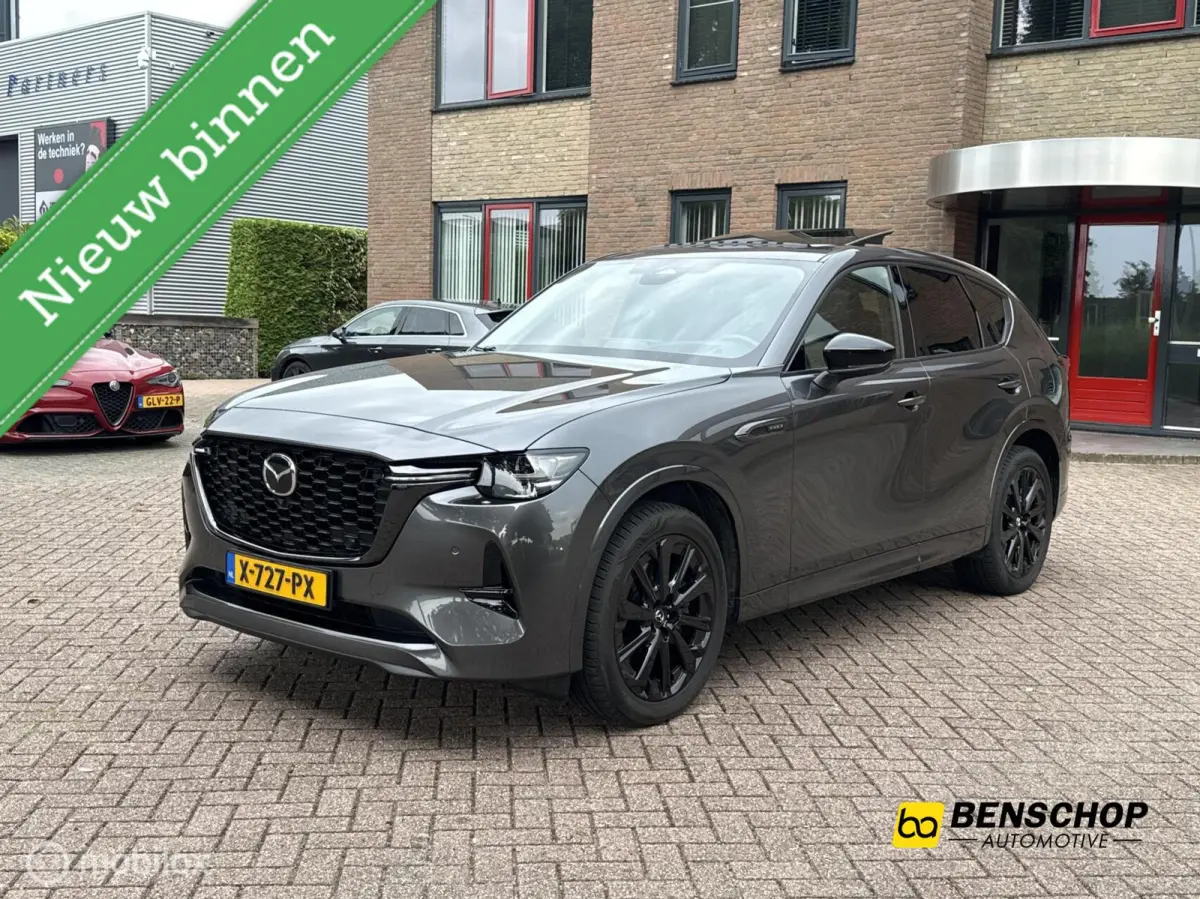 2.5 e-SkyActiv PHEV Homura Schuifdak Navi Carplay 360 Camera Leer Trekhaak NL Auto Fabrieksgarantie tot januari 2030
