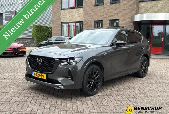 2.5 e-SkyActiv PHEV Homura Schuifdak Navi Carplay 360 Camera Leer Trekhaak NL Auto Fabrieksgarantie tot januari 2030
