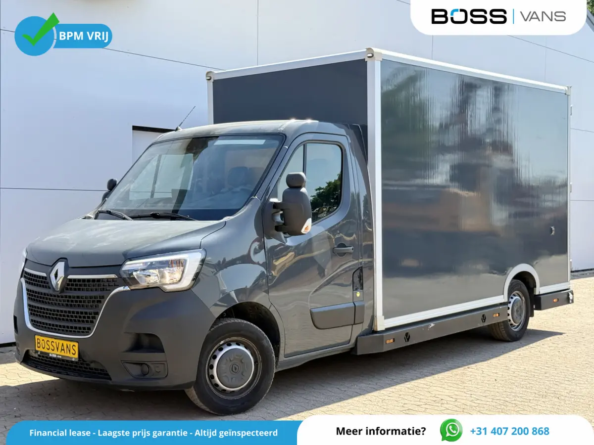 Plancher T35 2.3 DCI 150PK Lowliner Bakwagen Airco Cruise Control Camera Foodtruck Meubelbak Paardenwagen