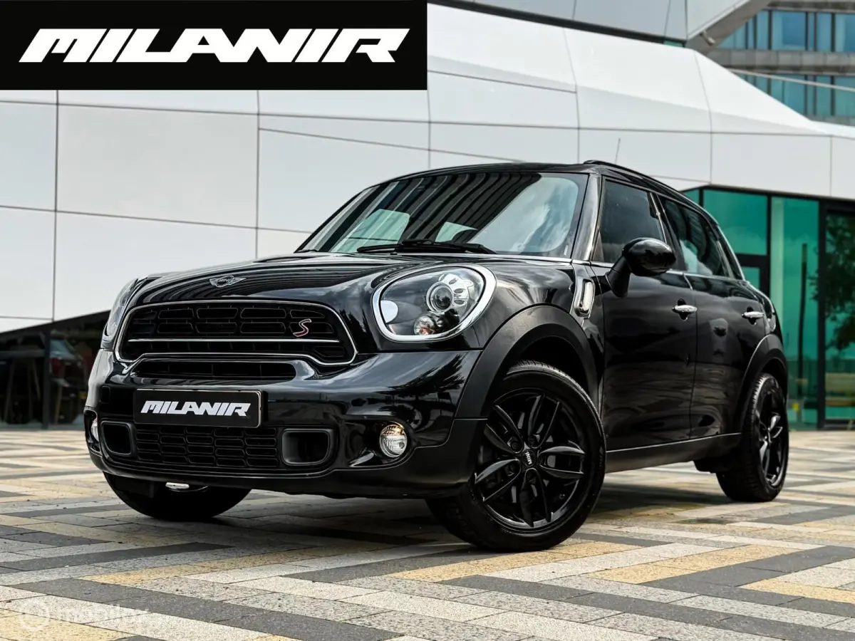 1.6 Cooper S Pepper Black on Black |Leder