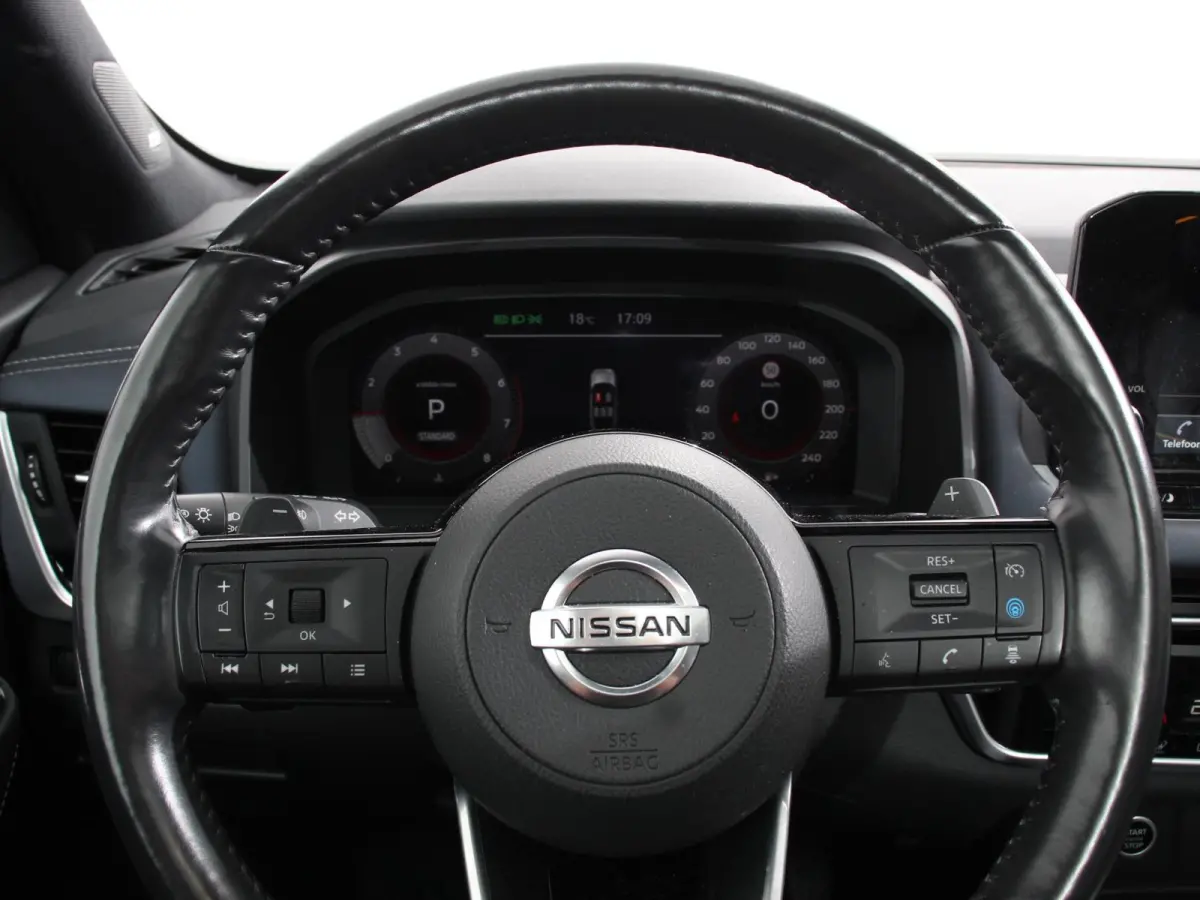 1.3 MHEV Xtronic Tekna Plus Navigatie Climate control Head up leder LMV Camera 360 Panorama dak Electrisch bedienbare achterklep