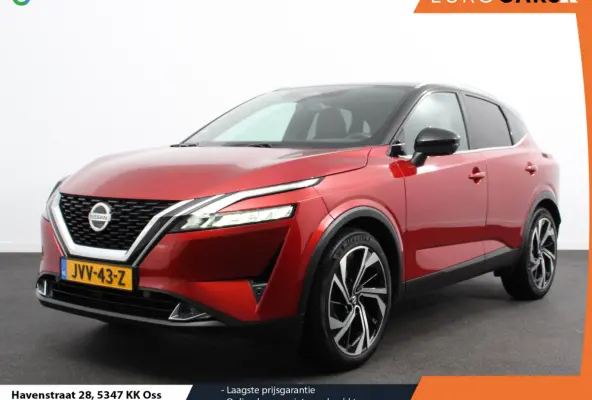 1.3 MHEV Xtronic Tekna Plus Navigatie Climate control Head up leder LMV Camera 360 Panorama dak Electrisch bedienbare achterklep