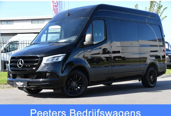 315 1.9 CDI L2H2 Black Edition Camera, Cruise, Carplay, LED, 150pk, Automaat, Multimedia, Uniek!