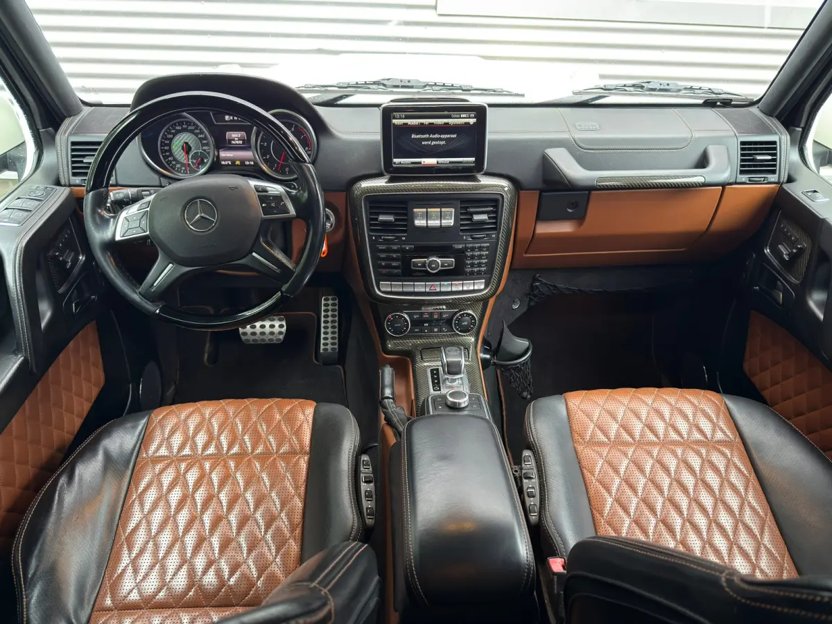 G63 AMG Designo l Parelmoer l Carbon l Schuifdak l ACC l Alcantara l Camera l Trekhaak l Entertainment
