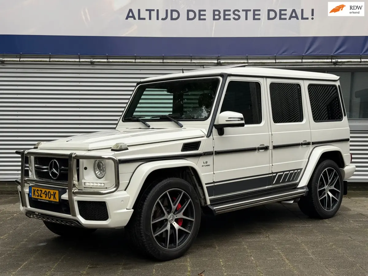 G63 AMG Designo l Parelmoer l Carbon l Schuifdak l ACC l Alcantara l Camera l Trekhaak l Entertainment