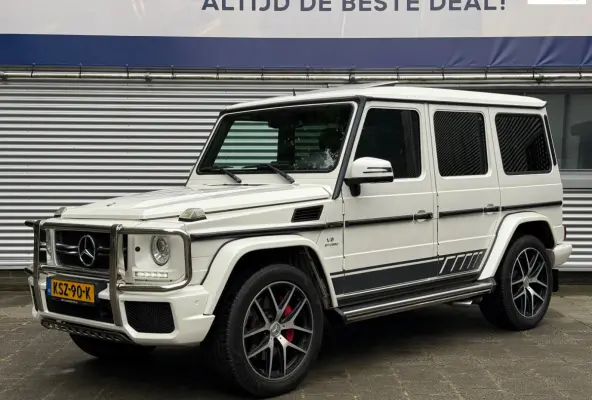 G63 AMG Designo l Parelmoer l Carbon l Schuifdak l ACC l Alcantara l Camera l Trekhaak l Entertainment