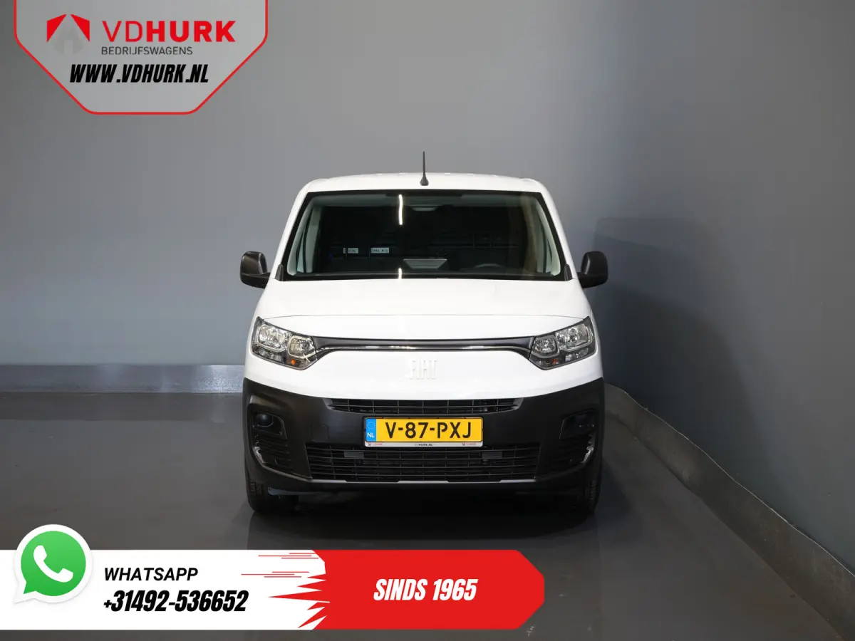(Fiat e-Dobló) L2 50 kWh 285 WLTP Carplay/ Snellader/ Camera/ Cruise/ 3 Pers./ Airco/ DAB