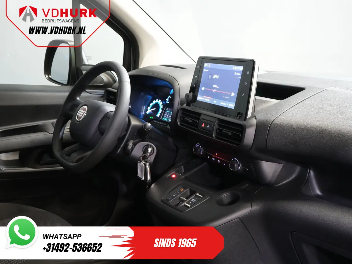 (Fiat e-Dobló) L2 50 kWh 285 WLTP Carplay/ Snellader/ Camera/ Cruise/ 3 Pers./ Airco/ DAB