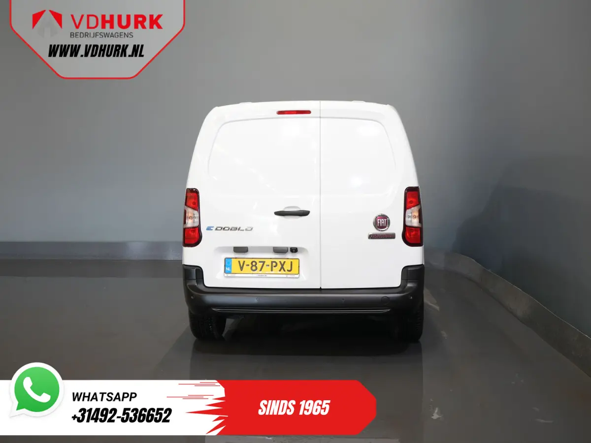 (Fiat e-Dobló) L2 50 kWh 285 WLTP Carplay/ Snellader/ Camera/ Cruise/ 3 Pers./ Airco/ DAB