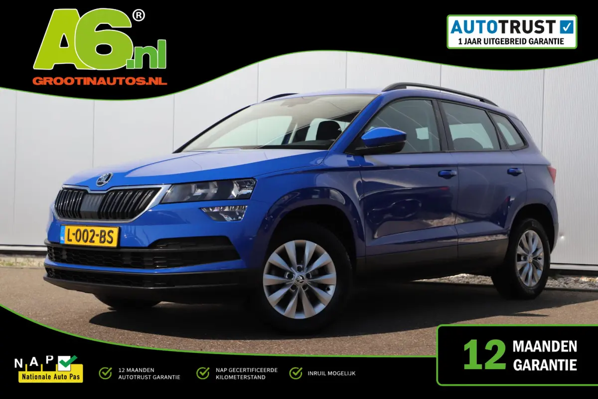 Škoda Karoq 2021 Benzine Handgeschakeld leasen