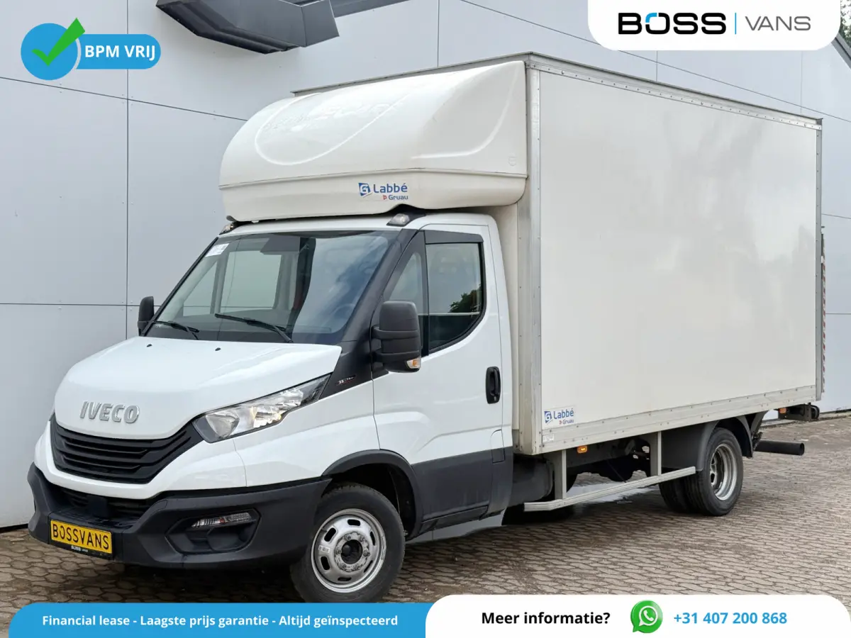 35C16 3.0 160PK Bakwagen Laadklep Zijdeur Camera Climate Control Bluetooth Meubelbak Koffer