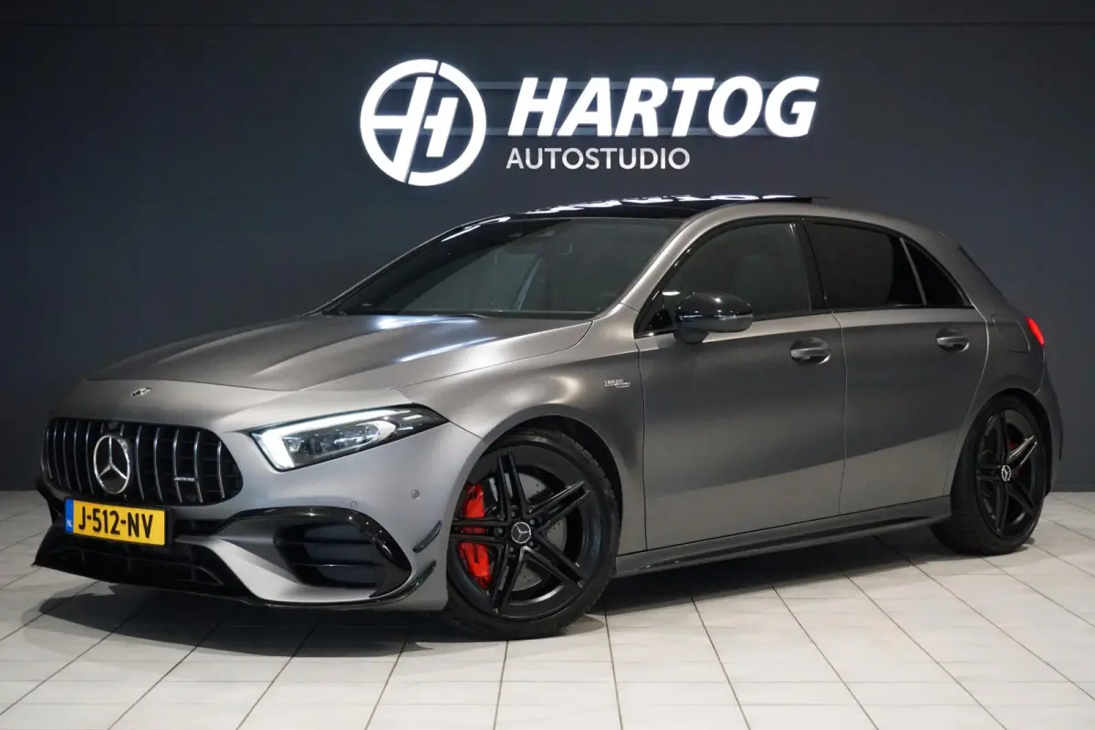 AMG 45 S 4MATIC+ Edition 1 422pk + RECARO / BURMESTER / PANO / 360° / DESIGNO