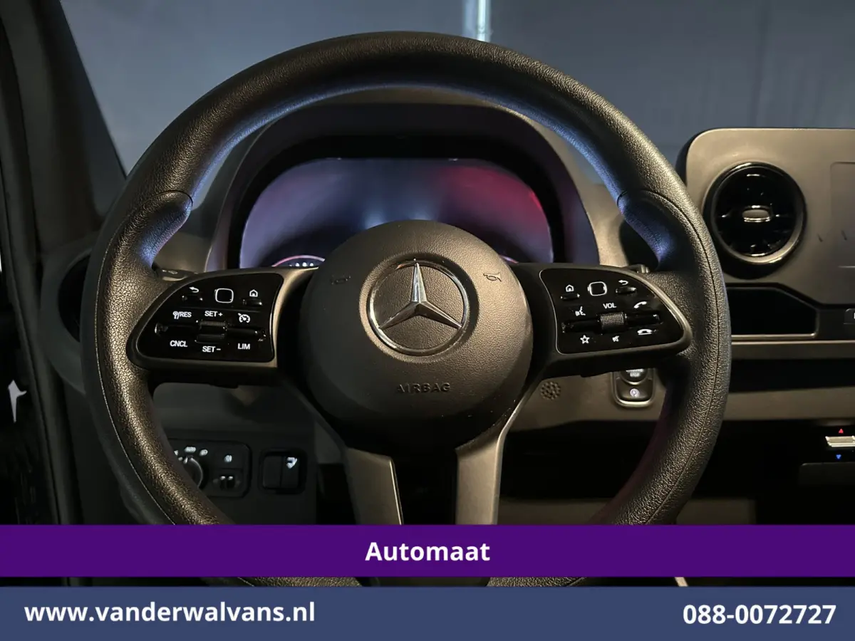 316 CDI 164pk Automaat Bakwagen Laadklep Euro6 Airco | Apple Carplay | Cruisecontrol Android Auto, Bijrijdersbank