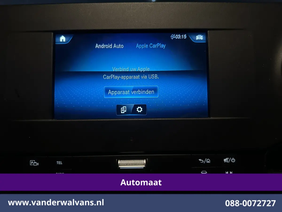 316 CDI 164pk Automaat Bakwagen Laadklep Euro6 Airco | Apple Carplay | Cruisecontrol Android Auto, Bijrijdersbank