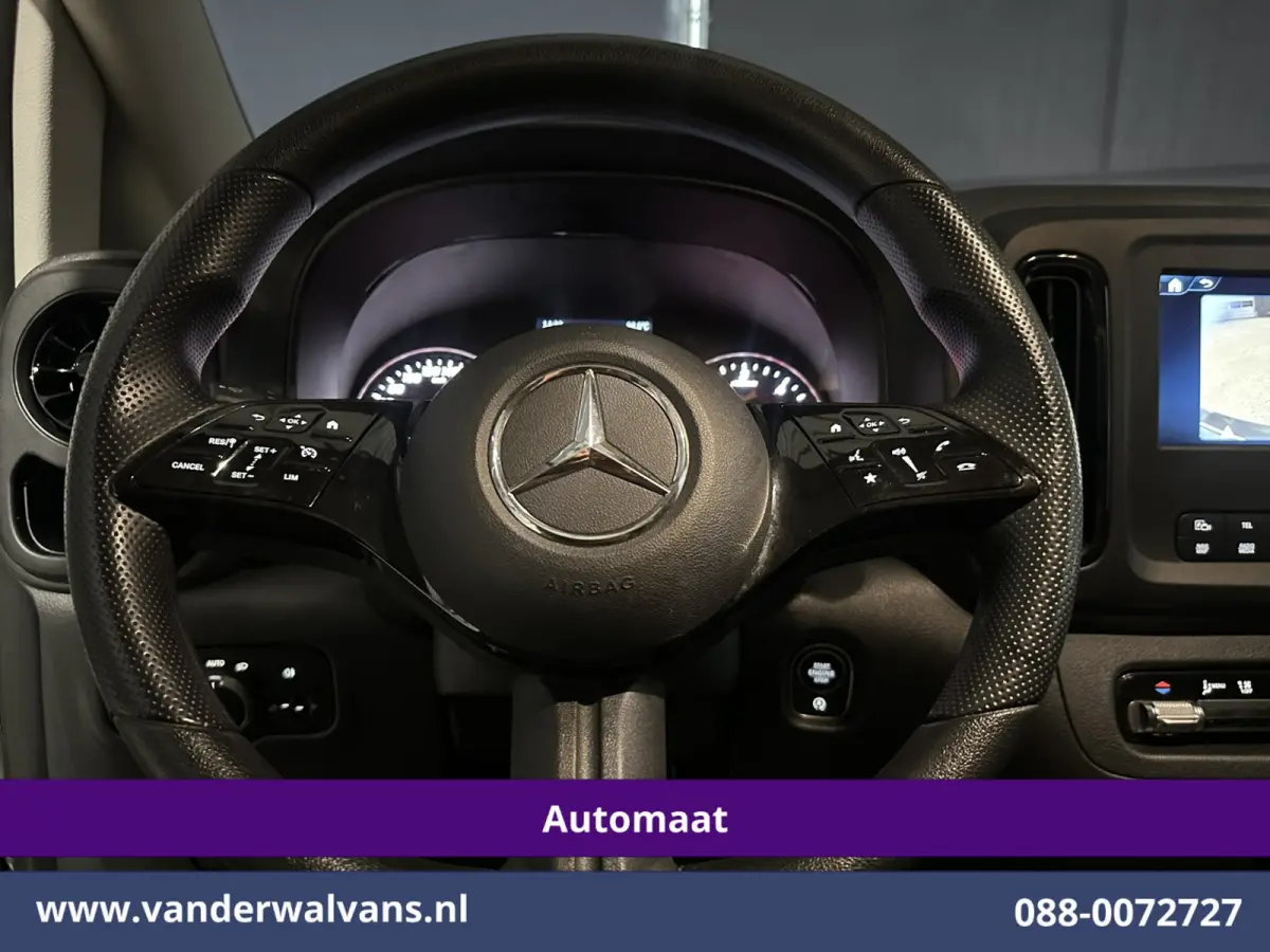 116 CDI 164pk 9G-Tronic Automaat L3H1 2025 Model Euro6 Airco | Camera | XL Navigatie | Adaptieve Cruisecontrol Stoelverwarming, Bijrijdersbank