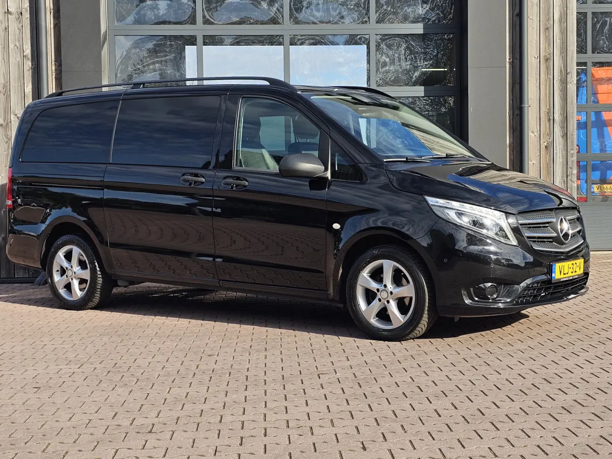 116 CDI Lang DC Comfort Automaat | LED | Standkachel | Camera | Stoelverwarming | Leder | Trekhaak | Keyless | Blind Spot | Lane assist |