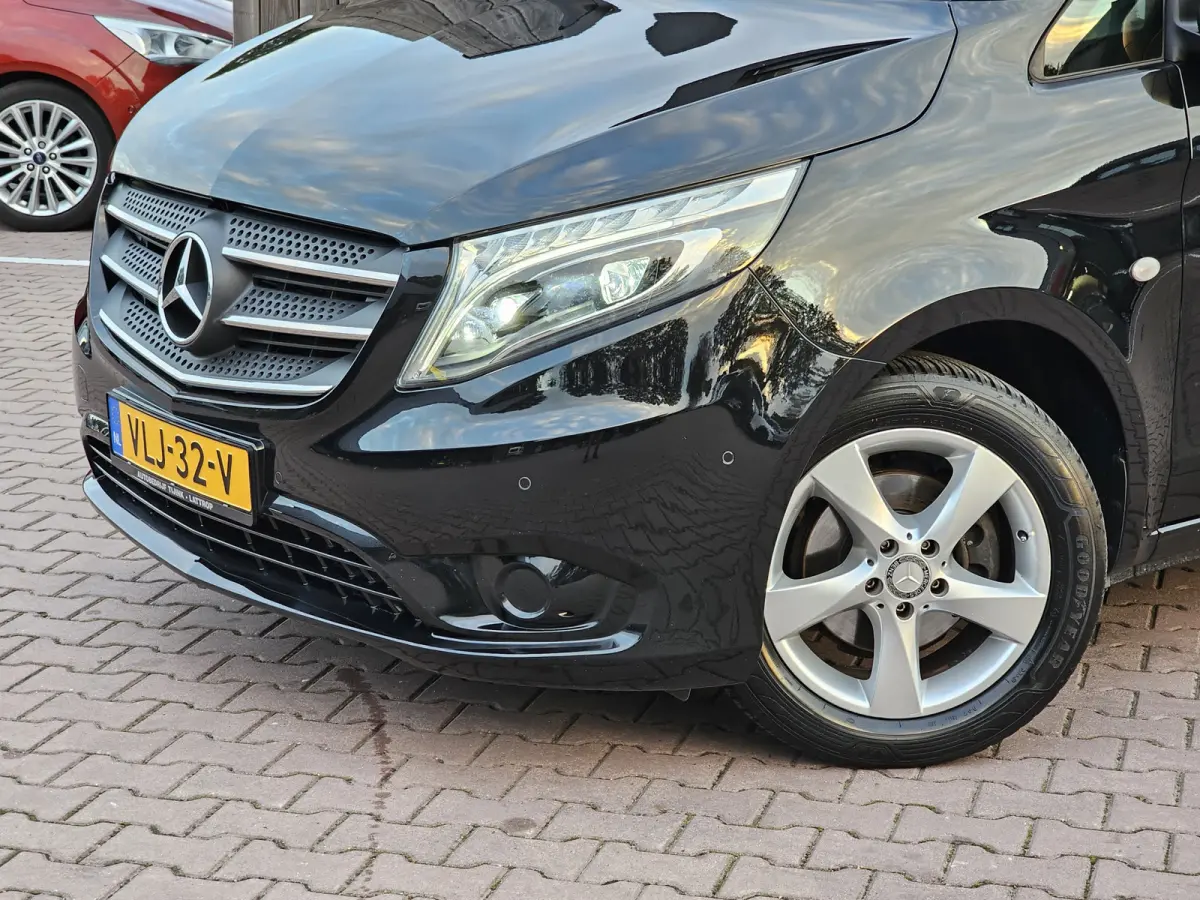 116 CDI Lang DC Comfort Automaat | LED | Standkachel | Camera | Stoelverwarming | Leder | Trekhaak | Keyless | Blind Spot | Lane assist |