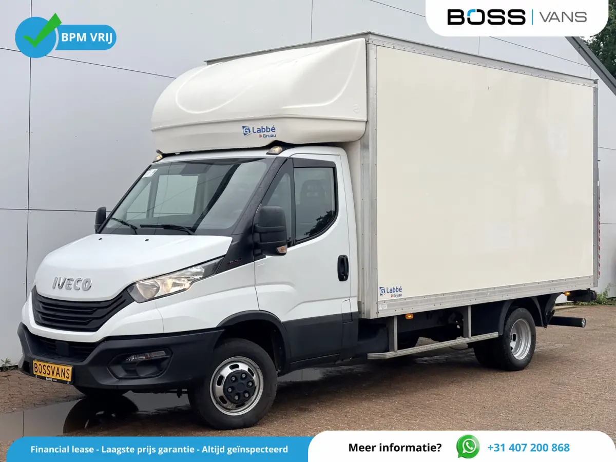 35C16 3.0 160PK Bakwagen Laadklep Zijdeur Camera Climate Control Bluetooth  Meubelbak Koffer
