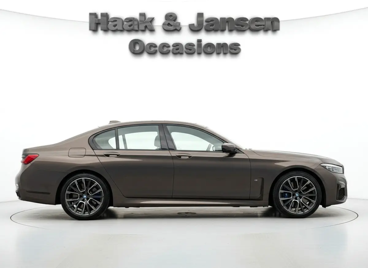 745e M-Sport / Champagner Quartz / Massage / ACC / NAP / Service t/m 2028!