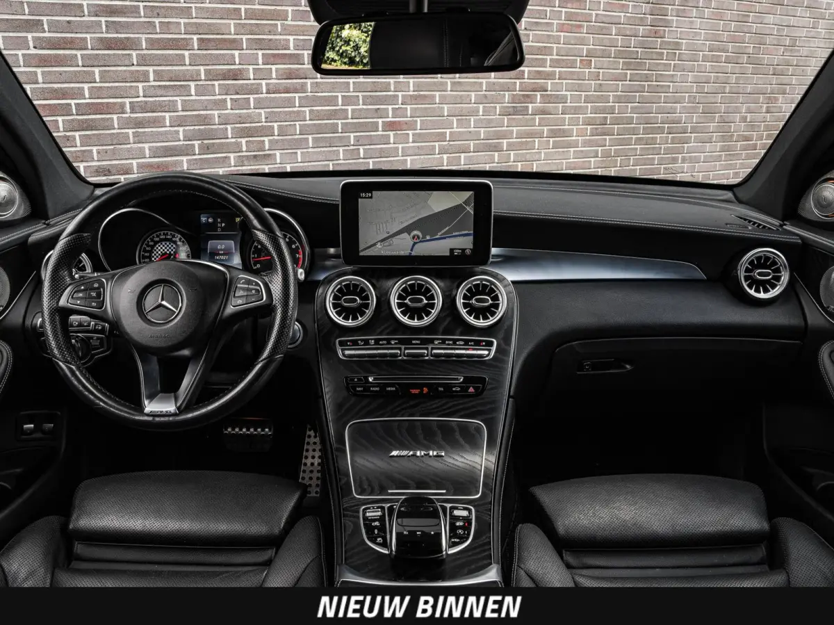 AMG 43 4MATIC | 63 S Edition |Schuifdak | Burmester | Distronic | HUD | Trekhaak | Luchtvering | Keyless | 360 Camera | Memory | Stoelverwarming | Stoelventilatie | Sfeerverlichting | 21" | 