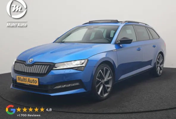 1.4 TSI iV Sportline PHEV 218pk Dealer O.H | Panodak | Adaptive Cruise | Camera | Crystal LED | Alcantara Sportstoelen Memory & Verwarmd | Keyless | Apple Carplay | Virtual | Navigatie | DAB