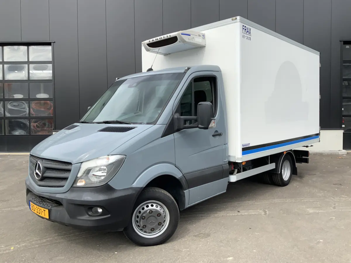 516 cdi Automaat koelauto dag & Nacht werk 100% Lucht geveerd Bakmat L.370/B.205/H.200 CM Airco 3 Zits Euro 6