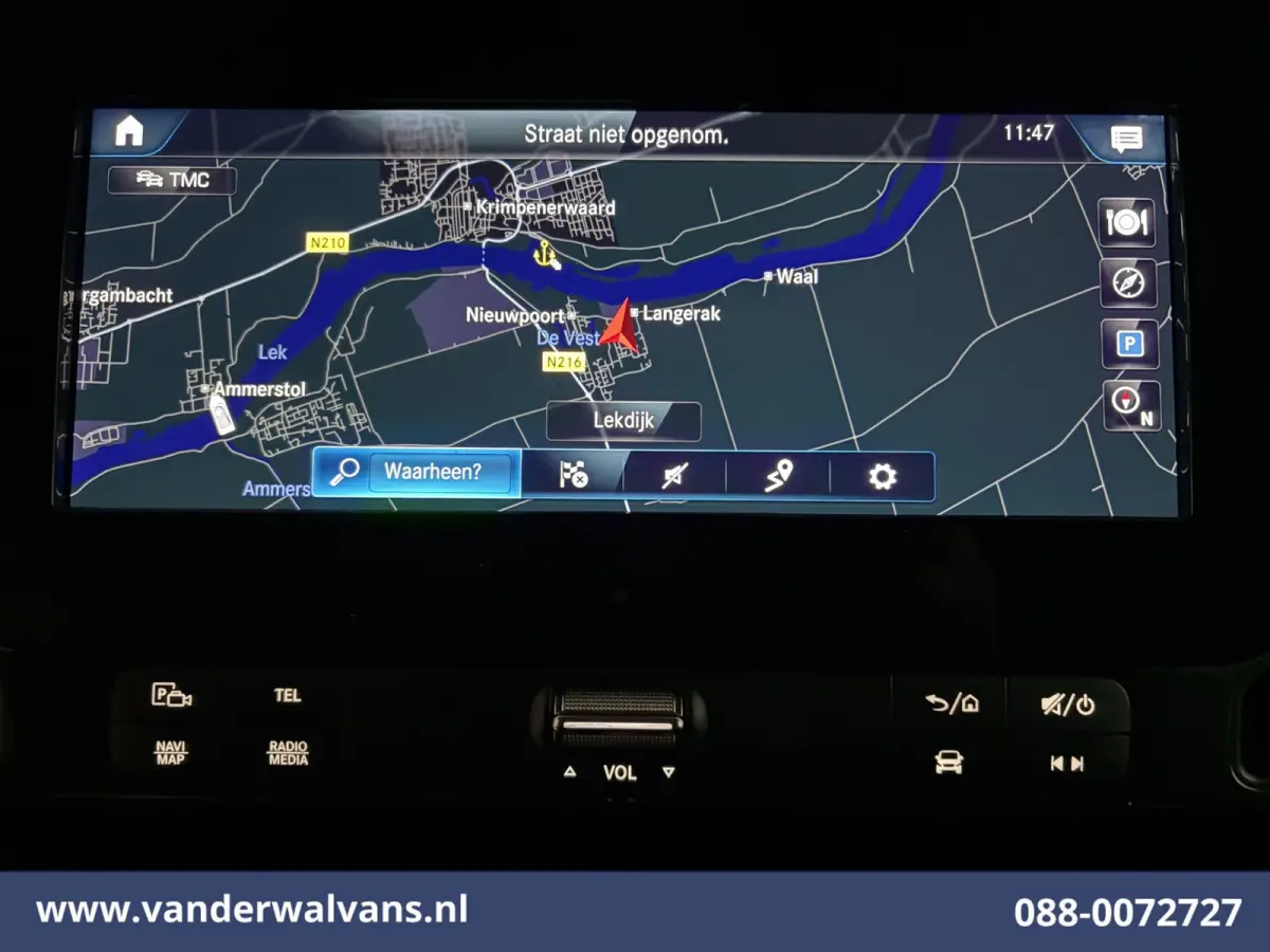 317 CDI 170pk L3H2 Euro6 Airco | XXL MBUX | Camera | Navigatie | Apple Carplay | Cruisecontrol Android Auto, Bijrijdersbank