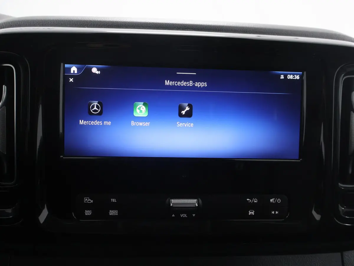 116 CDI | Aut. | XL L3 | Select | 3 zits | Stoelverwarming | LED koplampen | Vloer en Wand Betimmering | LM Velgen | Cruise Control | Apple Carplay/Android Auto | Trekhaak 2500 KG. AHW | Cer