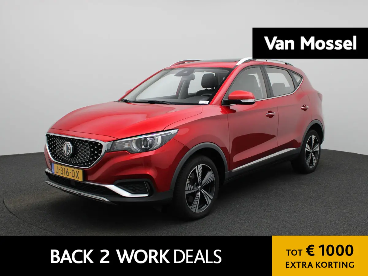 MG Luxury 45 kWh | Automaat | Panoramadak | Leder | Navigatie | Airco | Achteruitrijcamera | Apple Carplay / Android Auto | Stoelverwarming | Lichtmetalen Velgen |