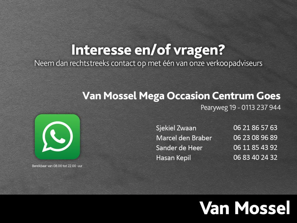 1.0 TSI Business Edition | Navigatie | Trekhaak | Apple carplay | Virtual cockpit | DAB | Stoel verwarming | Camera | Climate control | Parkeer sensoren | LED | LMV |