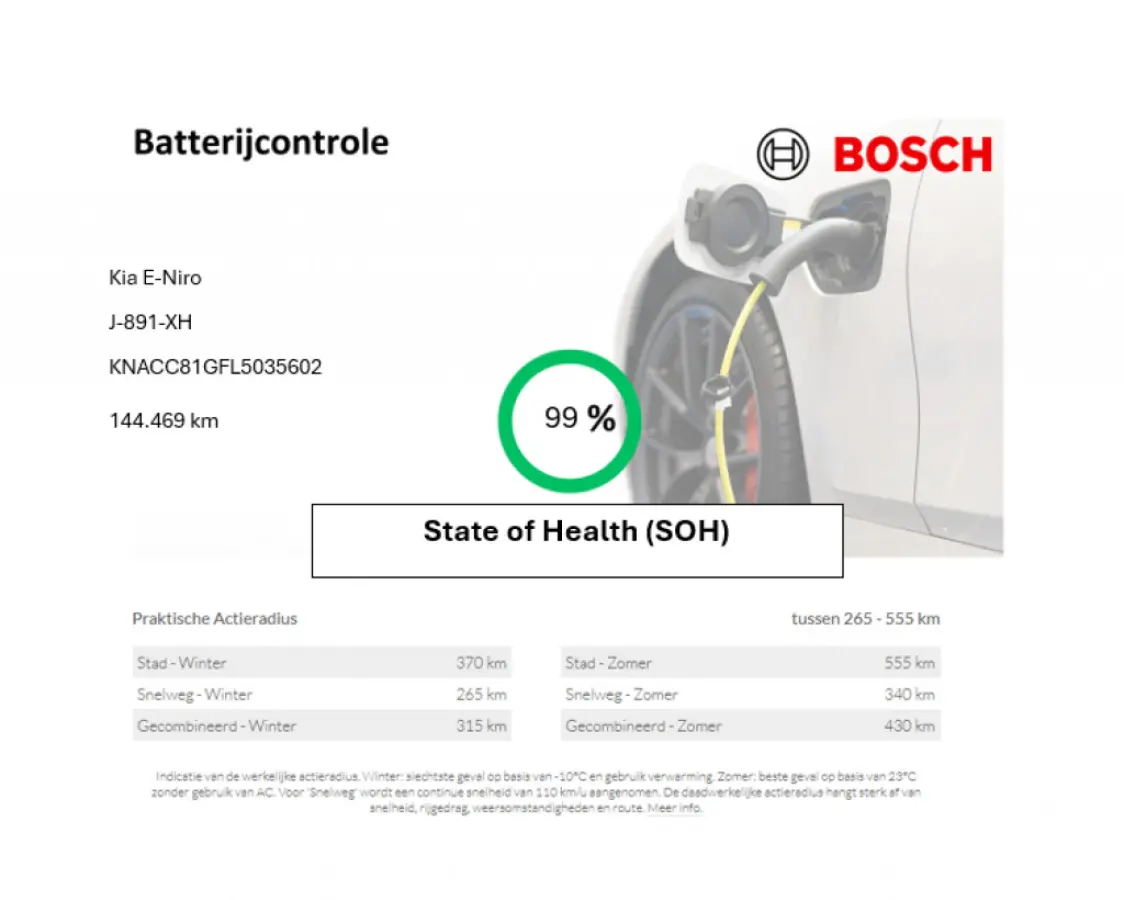 E-Niro DynamicLine 64 kWh - Carplay, Stoelverw. Trekhaak, SOH 99%