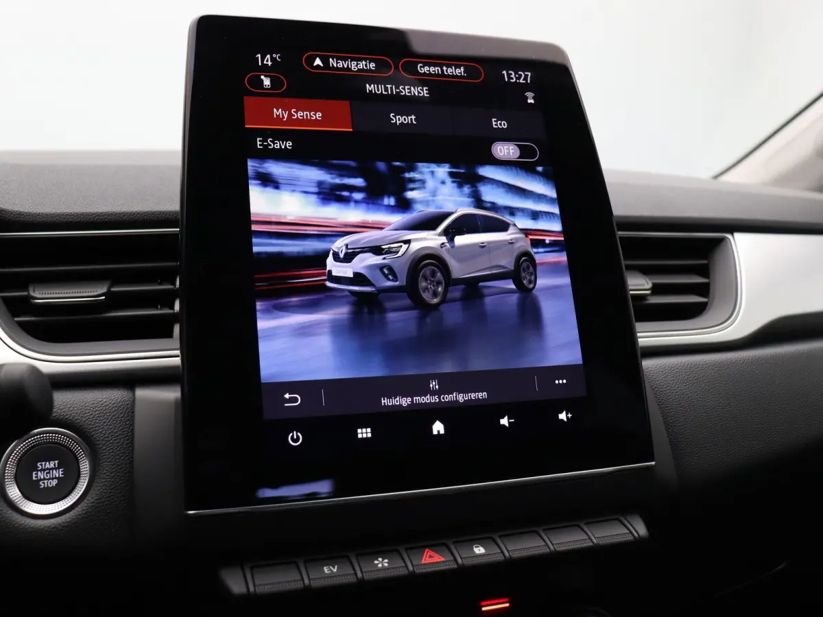 E-Tech Hybrid 145pk Techno | Grootscherm navigatie | Digitaal dashboard | Achteruitrijcamera | Parkeersensoren voor/achter |