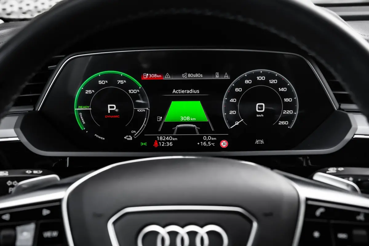 55 quattro Edition 115 kWh | Achteruitrijcamera | Bang & Olufsen | Stoelverwarming | | Achteruitrijcamera | Buitenspiegels elektr. met geheugen | Buitenspiegels elektrisch inklapbaar