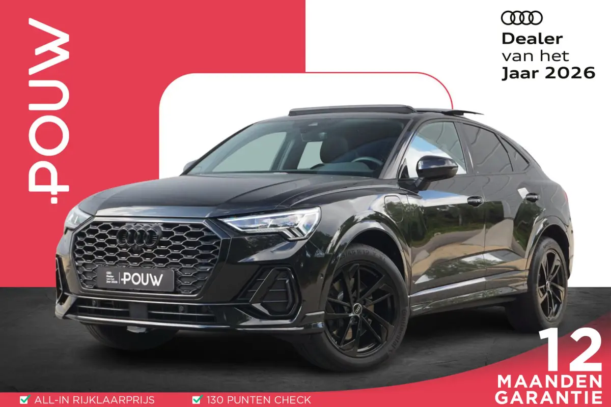 45 TFSIe 245pk PHEV S Edition | Panoramadak | Trekhaak | Topview Camera | Keyless | Optiek Zwart | SoH 92%