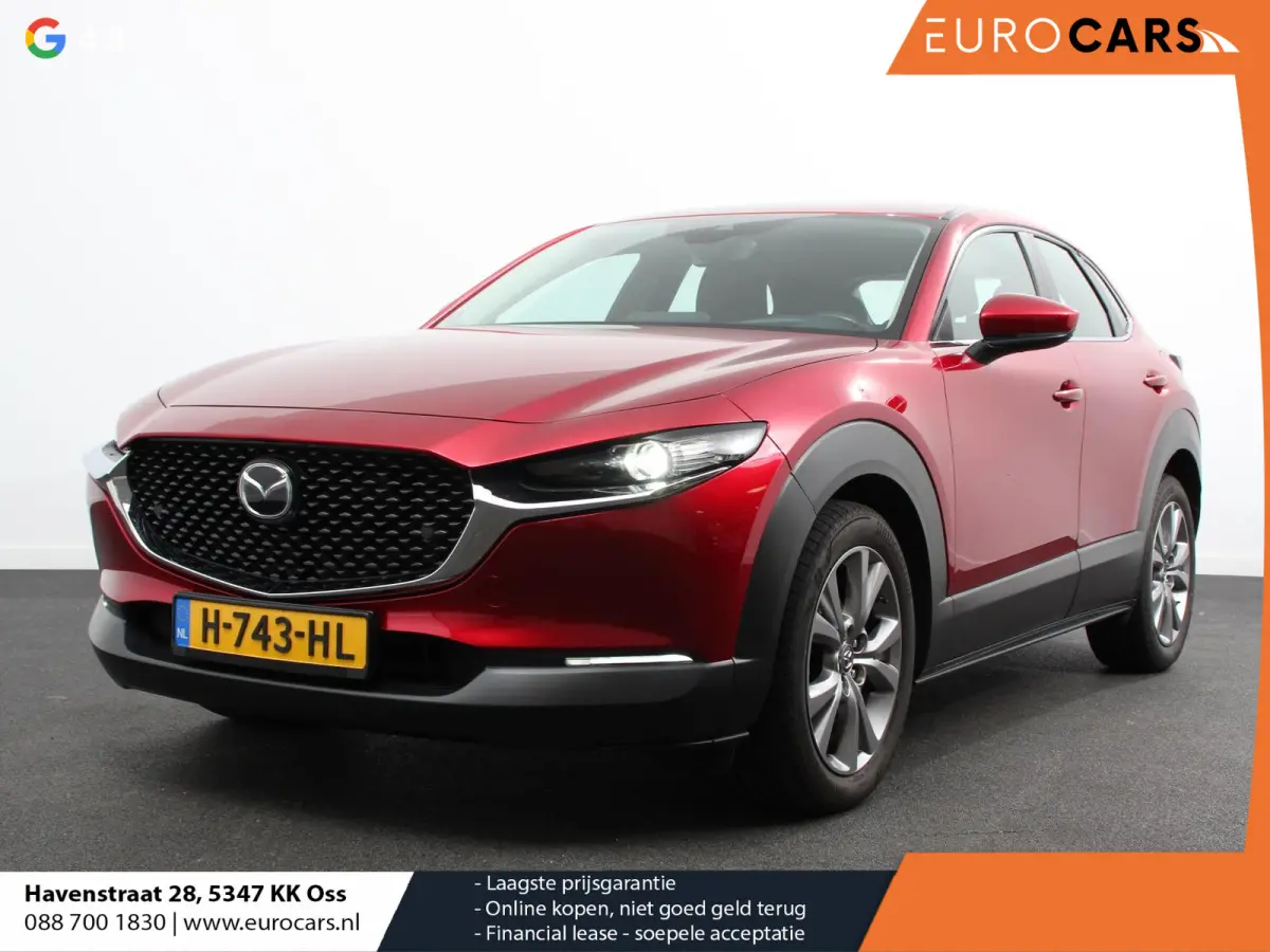 2.0 e-SkyActiv-X 180pk M Hybrid Comfort Navigatie Climate Control Trekhaak Cruise Control Adaptive Lichtmetalen velgen Camera Parkeer sensoren Led Dab
