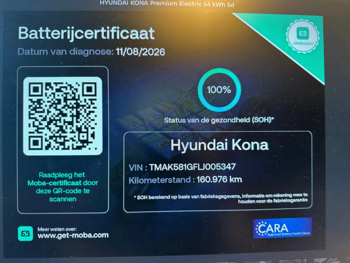 EV Premium 64 kWh SOH100% WARMTEPOMP|TREKHAAK|HEADUP|STOEL&STUURVRM+VERKOELING|LEDER|BLINDSPOT|LANE ASS.|ADAPT.CRUISE