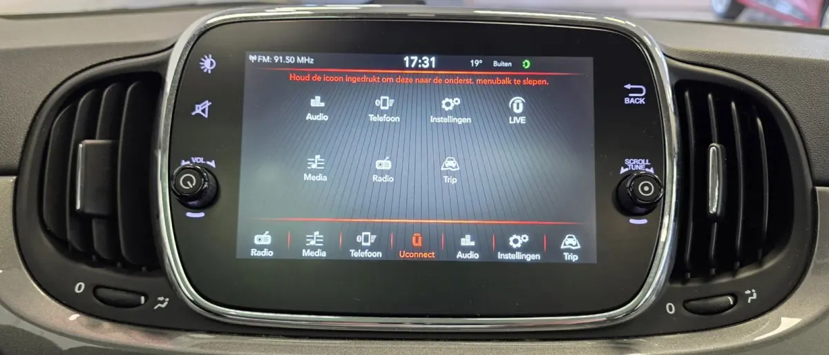 0.9 TwinAir Turbo Lounge Carplay Pano PDC Garantie Mooi!