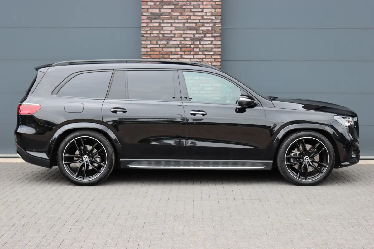 450 d 4MATIC AMG Line | 7Pers. | Luchtvering | Distronic | Standkachel | Massage | MBUX Tablet | Trekhaak | Comfortpakket Achter+ | Burmester | Vlakkenverwarming |
