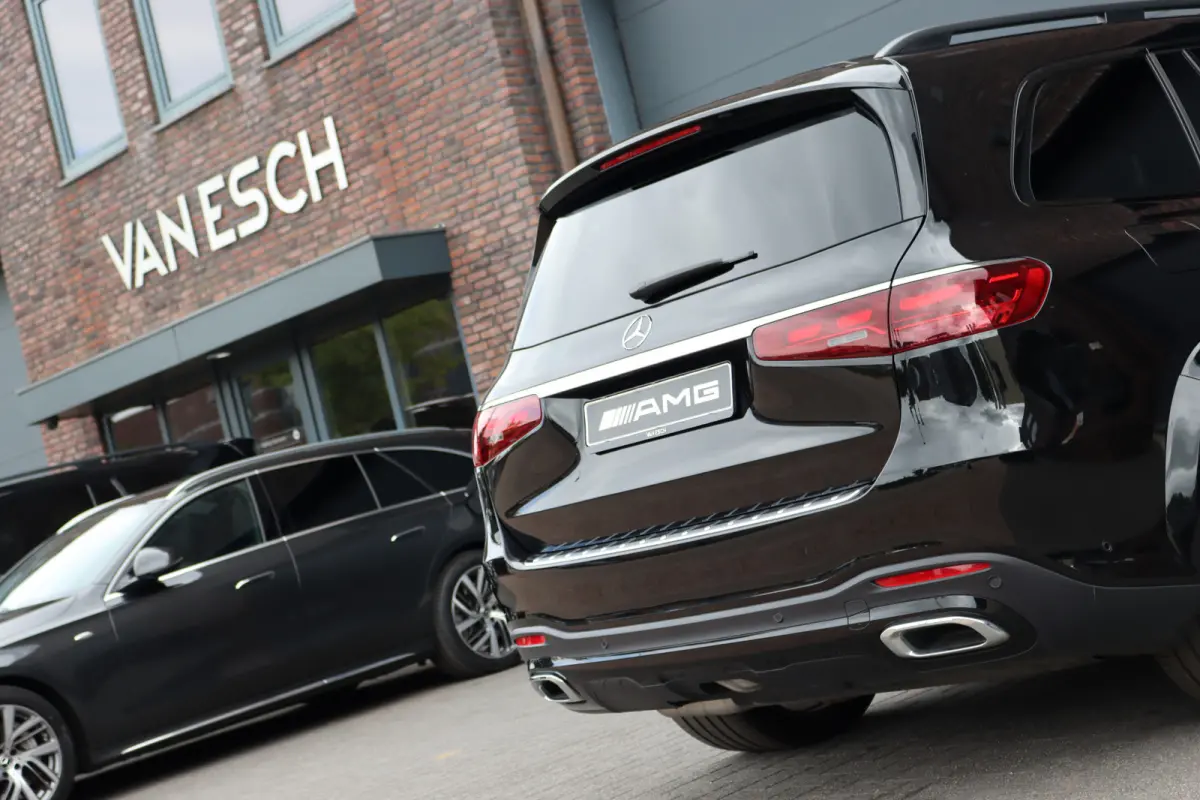 450 d 4MATIC AMG Line | 7Pers. | Luchtvering | Distronic | Standkachel | Massage | MBUX Tablet | Trekhaak | Comfortpakket Achter+ | Burmester | Vlakkenverwarming |