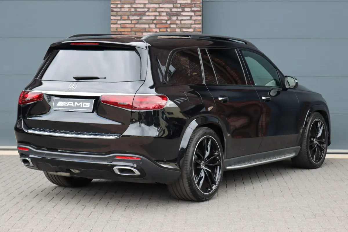 450 d 4MATIC AMG Line | 7Pers. | Luchtvering | Distronic | Standkachel | Massage | MBUX Tablet | Trekhaak | Comfortpakket Achter+ | Burmester | Vlakkenverwarming |